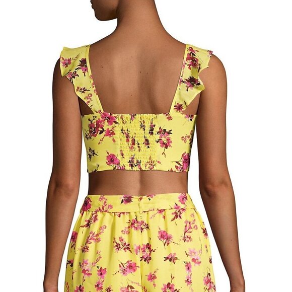 CAMI NYC Layla Georgette Tie-Front Floral Top in Hibiscus Floral size XS NWT - Picture 2 of 8